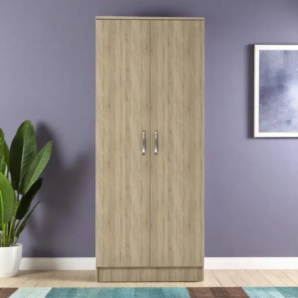 Premium Oak 2 Door Wardrobe