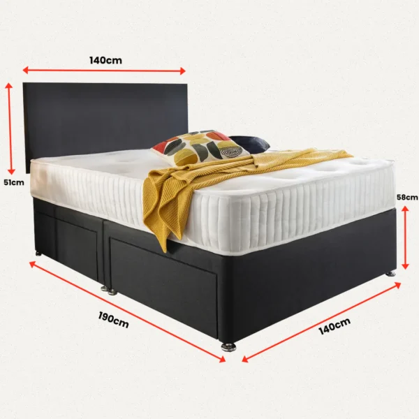 Double Divan Bed dimensions