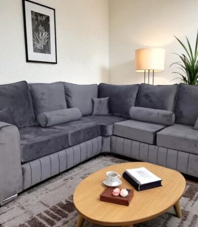 Grey Lilly Corner Sofa