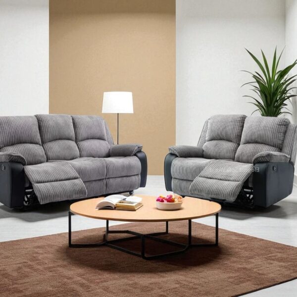 Rio Jumbo Cord 3+2 Seater Recliner Sofa Set