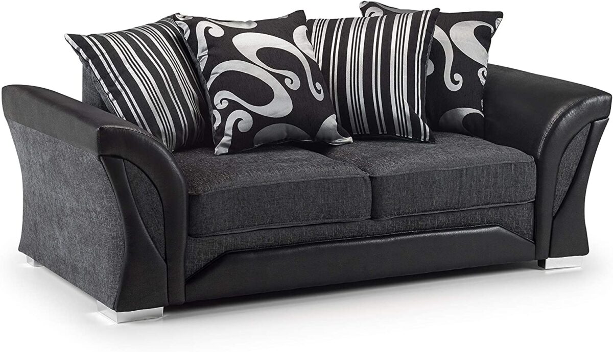 shannon 3 seater fabric sofa