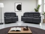 Sorrento Leather 3 and 2 Seater Sofa Set