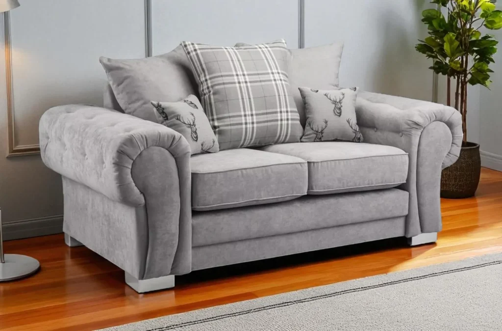 Verona 2 Seater Plush Velvet Sofa