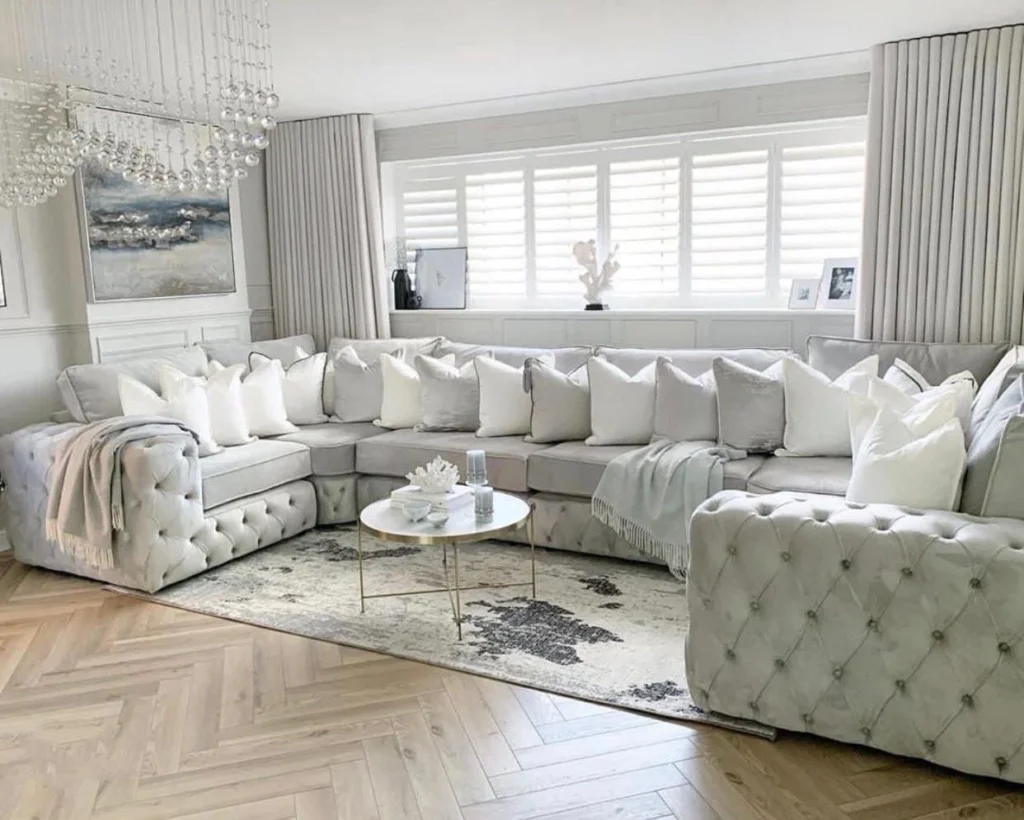 Ashton Chesterfield 8 Seater U Shaped Corner Sofa