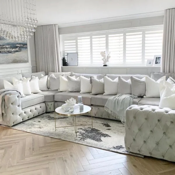 Ashton Chesterfield 8 Seater U Shaped Corner Sofa