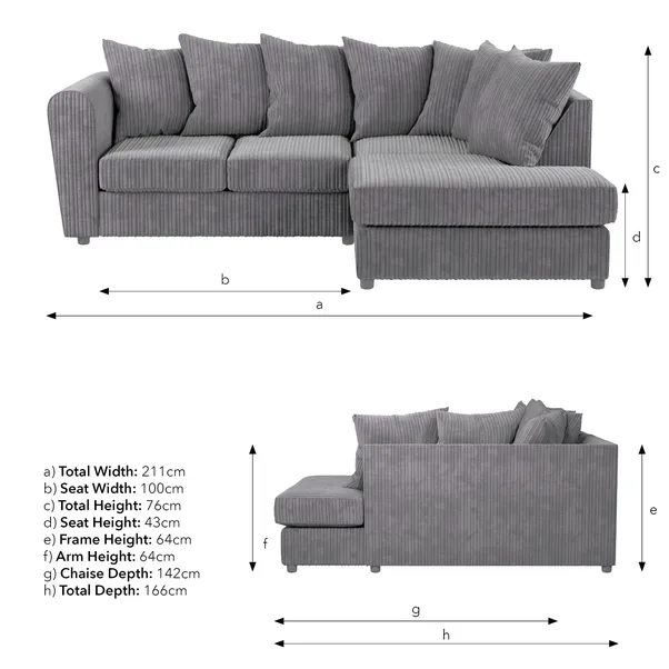 Dyaln Sofa Dimension