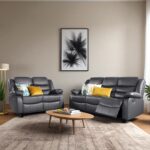 Sorrento Leather 3 and 2 Seater Sofa Set