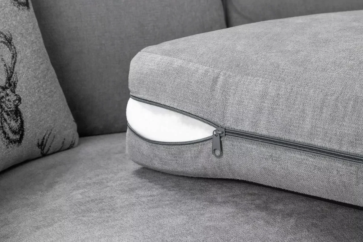 verona 2 seater sofa zipper