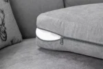 verona 2 seater sofa zipper