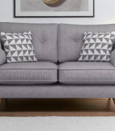 Zinc 2 Seater Velvet Fabric Sofa
