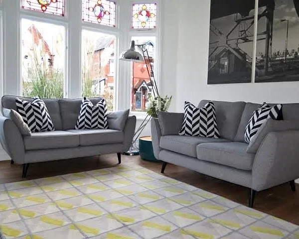 Zinc 3 and 2 Seater Sofa Set