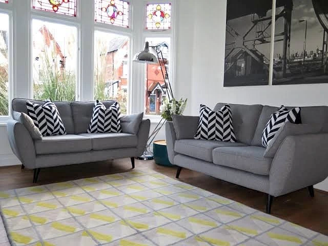 Zinc 3 and 2 Seater Sofa Set