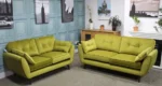 Green Zinc 3 and 2 Seater Sofa Set